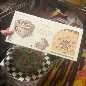 Wooden Puzzle Box 3D puzzle- Natural